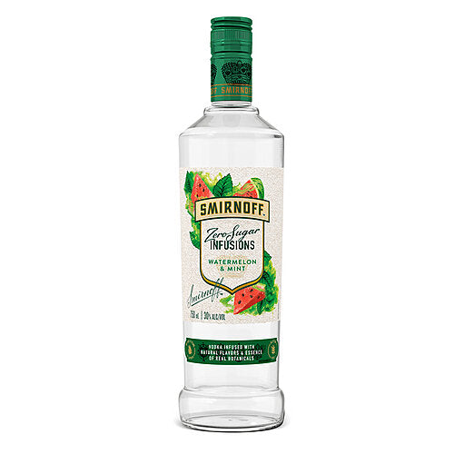 Smirnoff Zero Sugar Infusions Watermelon Mint Vodka 750ML - Crown Wine and Spirits
