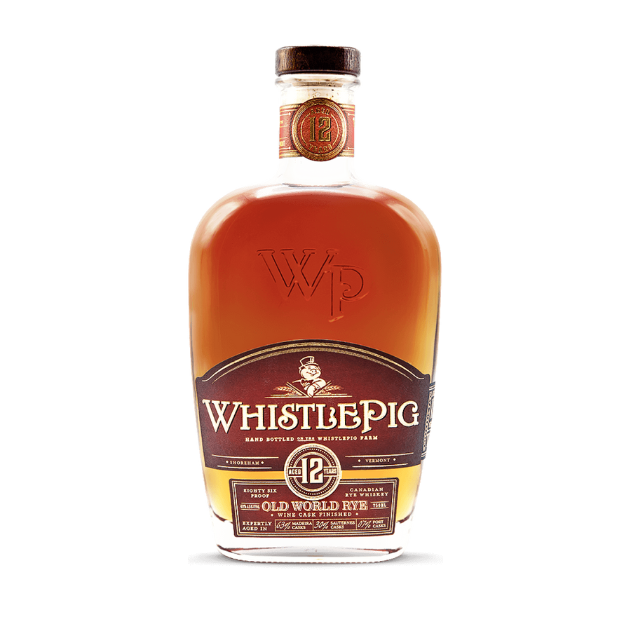 WhistlePig 12 Year Old World Rye 750mL - Crown Wine and Spirits