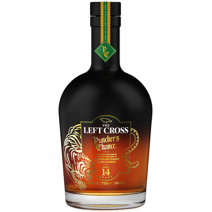 Puncher’s Chance "The Left Cross" 14-Year Old Rum-Barrel Finished Bourbon 750mL - Crown Wine and Spirits
