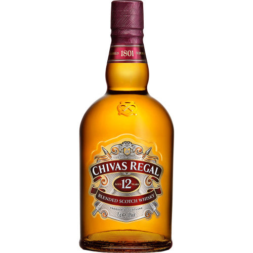 Chivas Regal 12 Year Old Blended Scotch Whisky 750mL - Crown Wine and Spirits