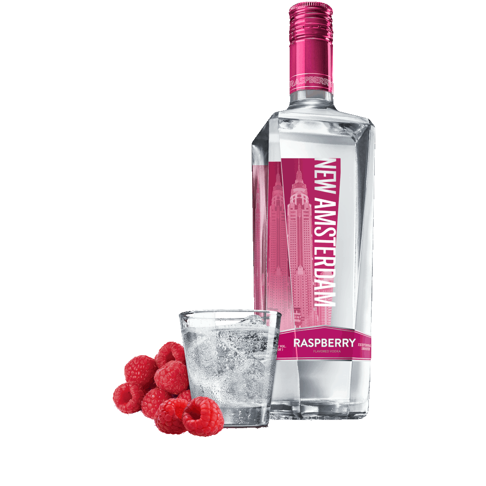 New Amsterdam Raspberry Vodka 750mL - Crown Wine and Spirits