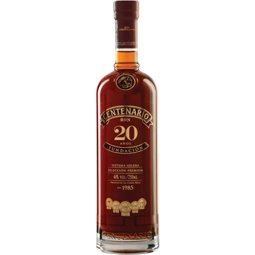 Ron Centenario Fundacion 20YR 750mL - Crown Wine and Spirits